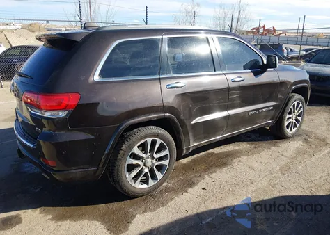 2017 Jeep Grand Cherokee Overland 4X4 z USA, uszkodzony, nr VIN 1C4RJFCG4HC815604